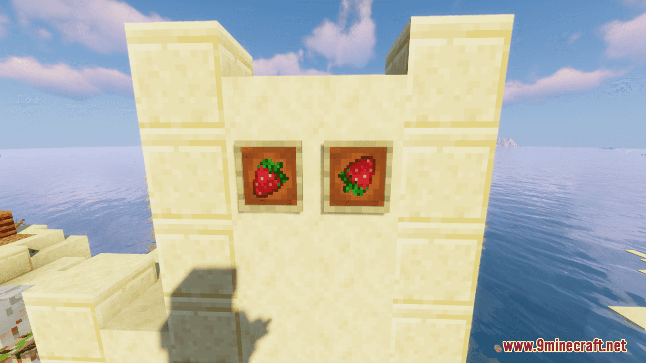description_1 Strawberry Bush Resource Pack (1.19.4, 1.19.2) - Текстурный пакет