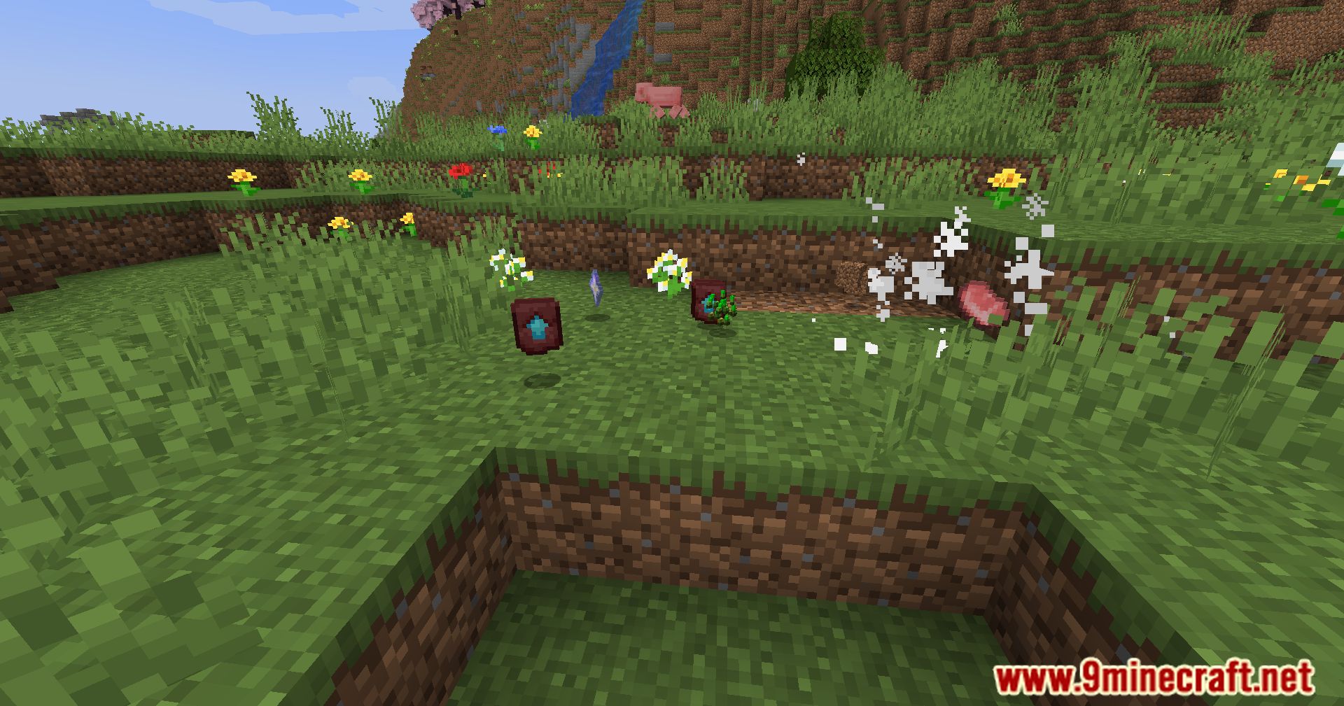 description_5 Plantillas de Netherite Mod Wither Drops (1.20.1) - recompensas de batalla mejoradas