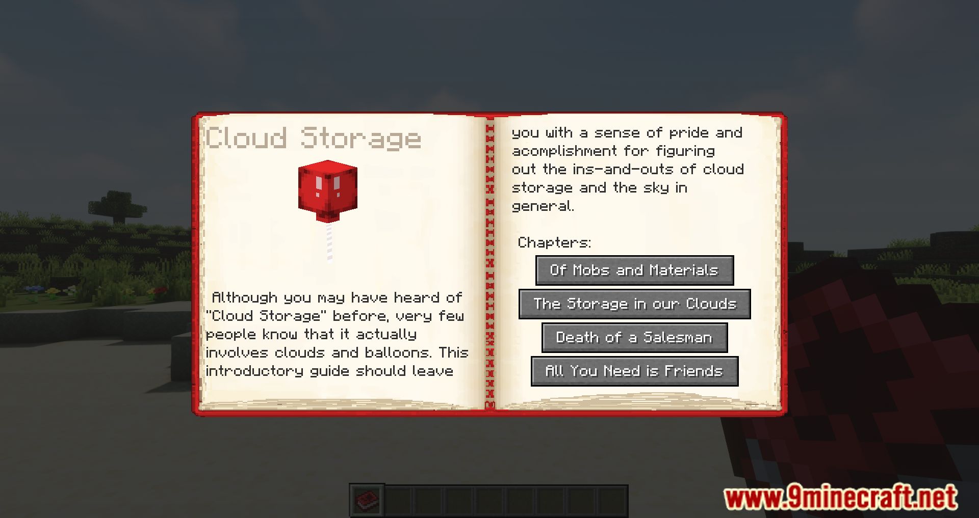 description_4 Cloud Storage Mod (1.20.1) - The era of cloud storage is coming to your world