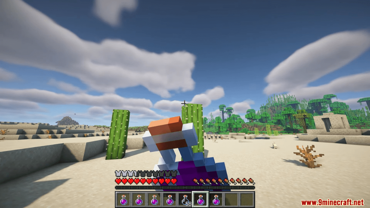 image 1 for Water Desert Survival Fashion Scene Cactus (1.20.1)