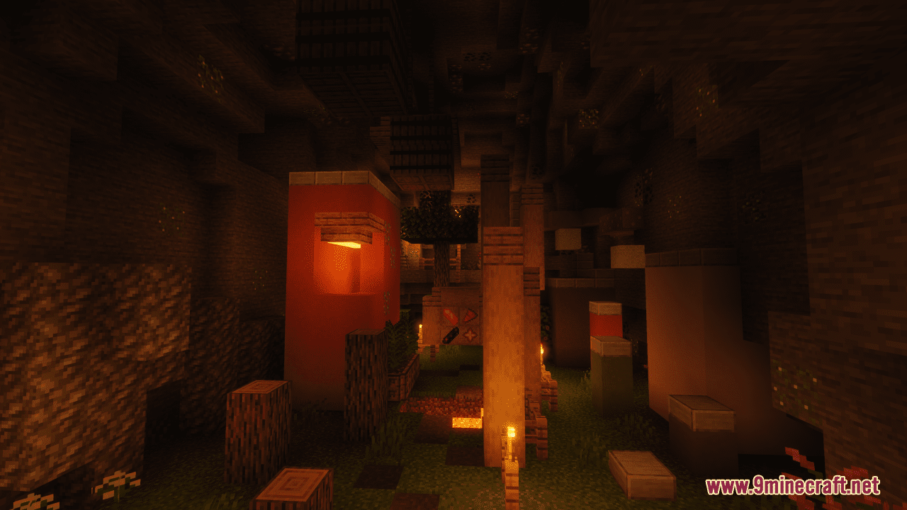 description_8 Parkour Illusion Map (1.20.4, 1.19.4) - parkour on the Mobius strip