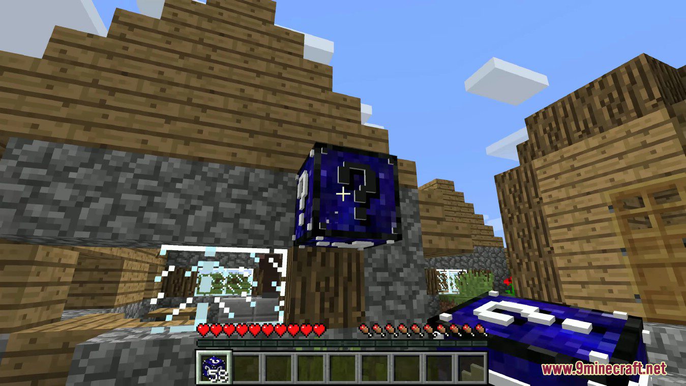description_3 Life Lucky Block Mod (1.8.9) - Супер VIP выпадение предметов