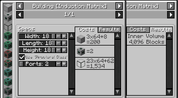 description_6 Just Enough Mekanism Multiblocks Mod (1.20.1) - JEI Cost Calculation Page
