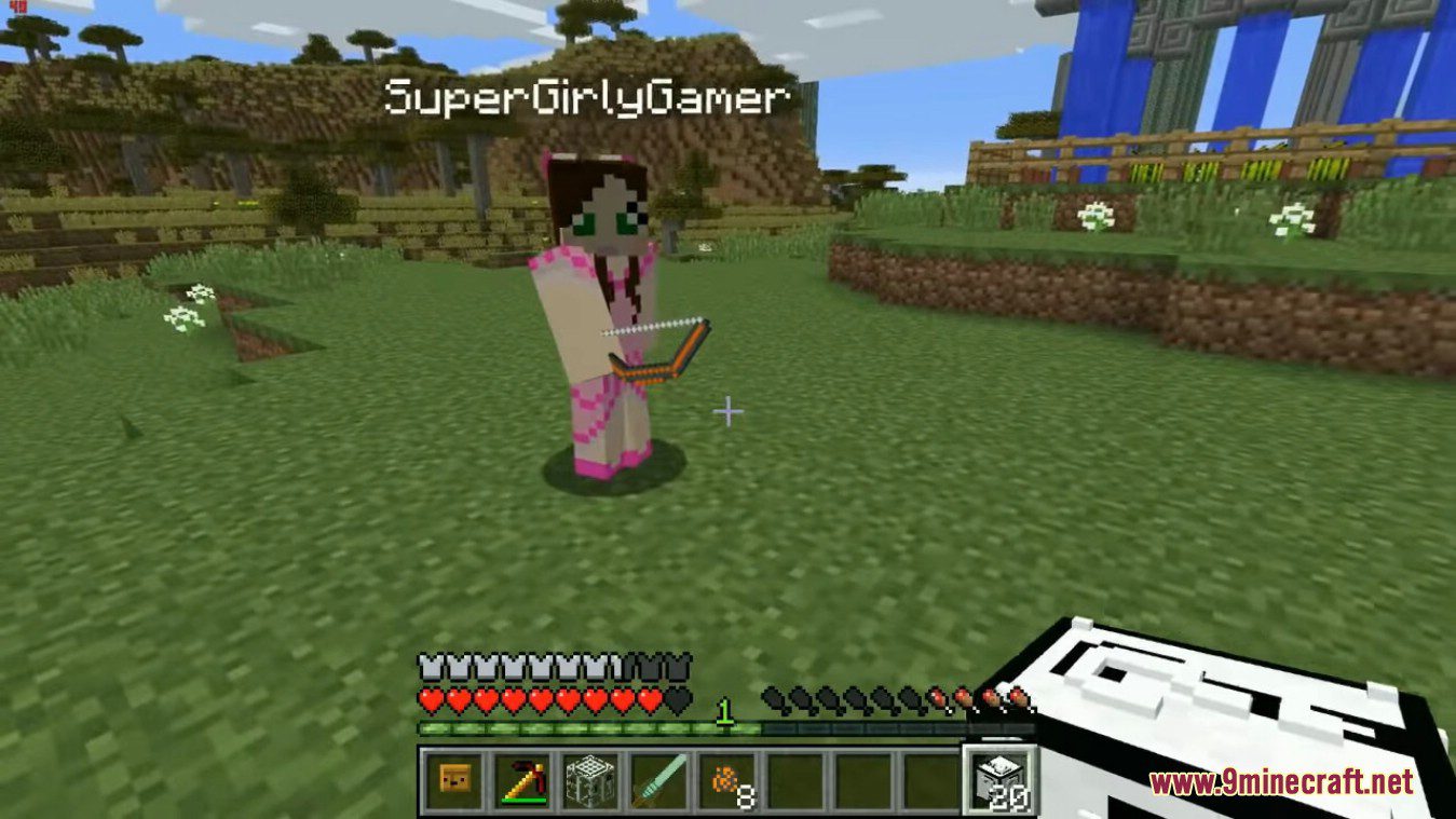 description_11 Hypnosis Lucky Block Mod (1.8.9) - Angel wings, jacuzzi, ...