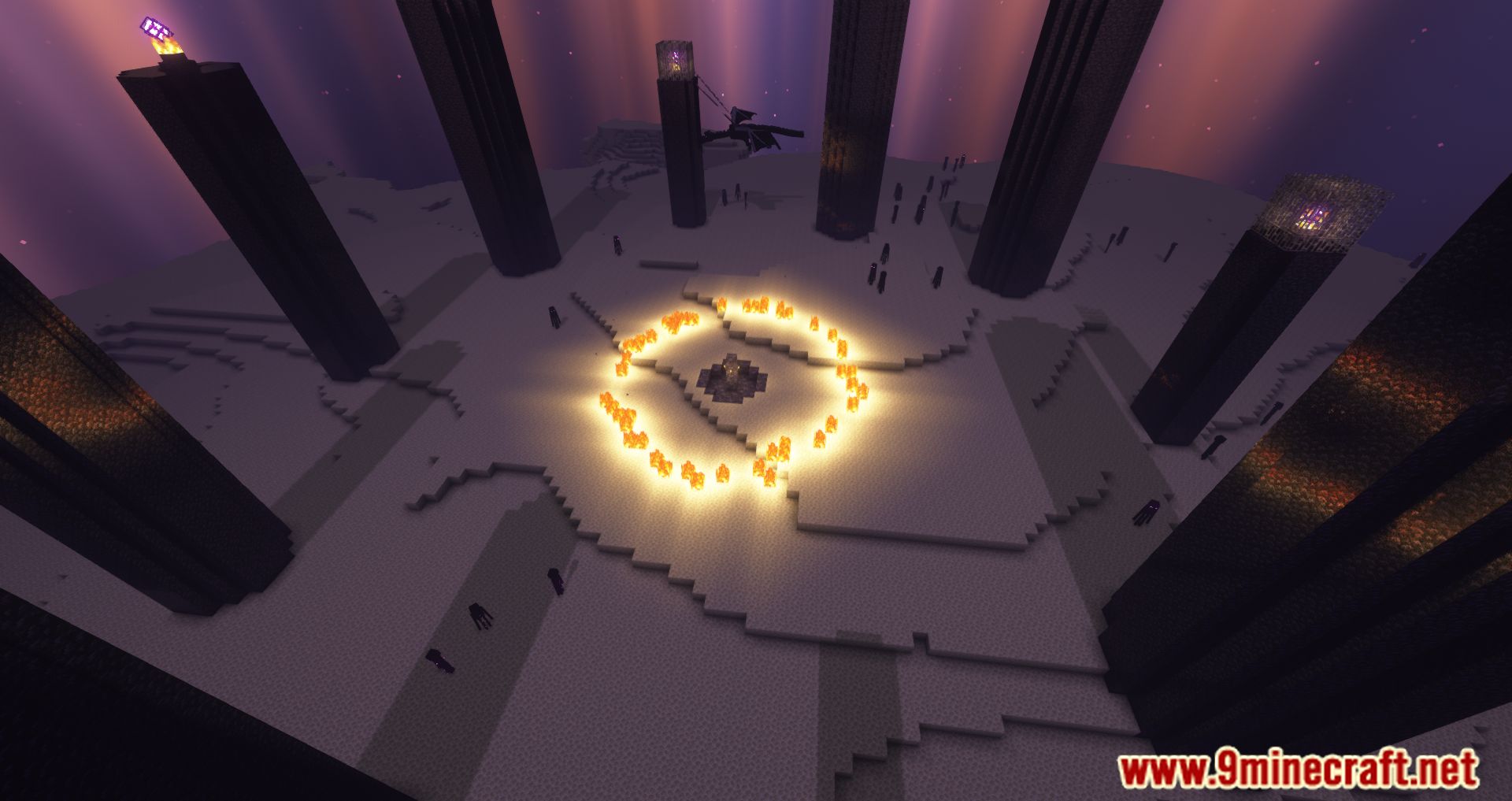 description_8 Savage Ender Dragon Mod 1.20.1 - New power of the Ender dragon
