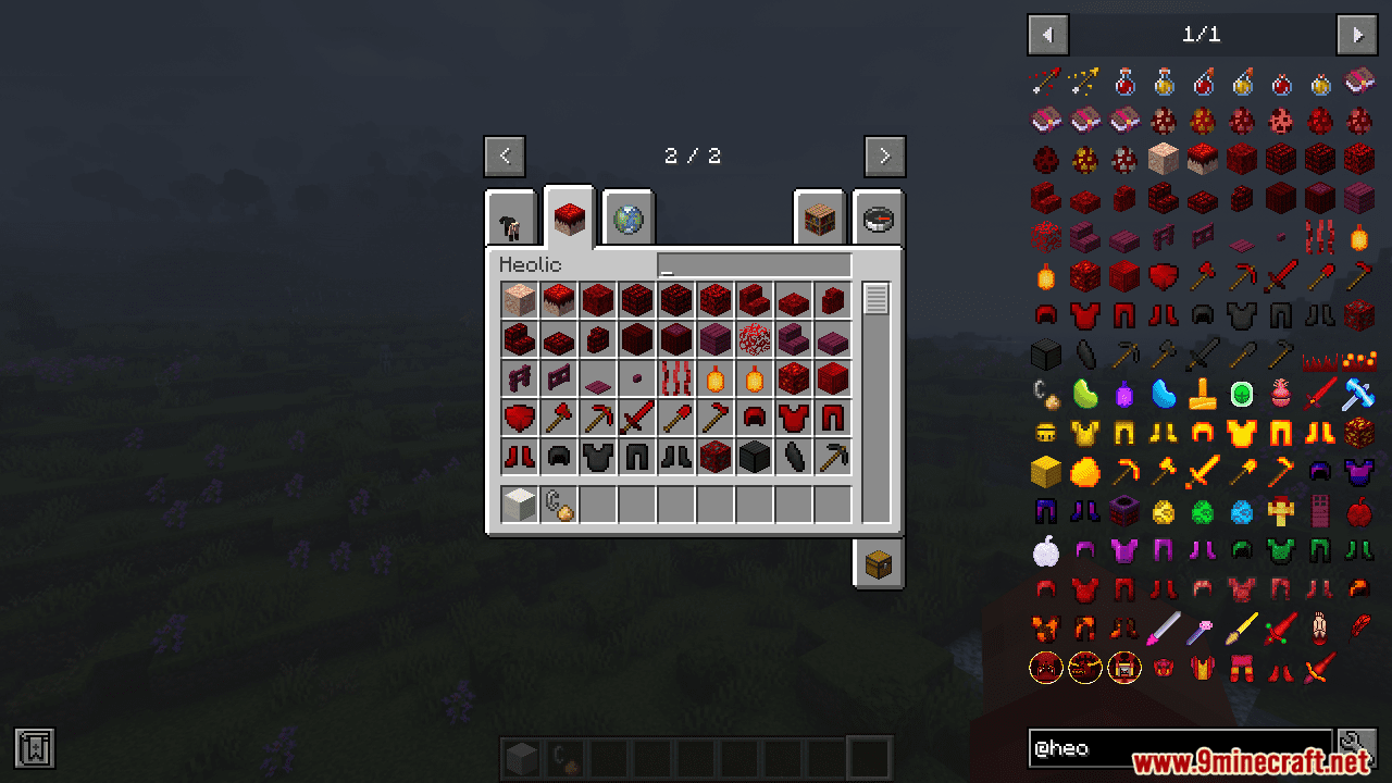 description_0 Heolic Dimension Mod (1.20.1) - Порталы из кварца, кремня и светящегося камня