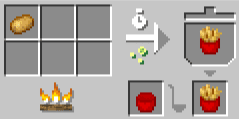 description_7 FastFood Delight Mod (1.19.2) - cheeseburgers, chicken with cheese, etc.!