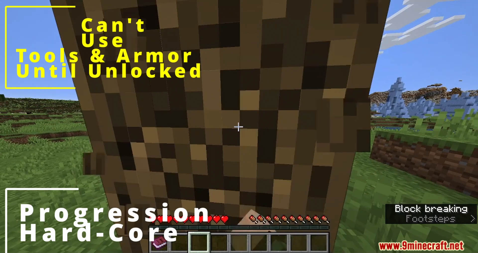 description_10 Paquete de datos Hardcore de progresión (1.20.4, 1.19.4) - la evolución despiadada de Minecraft!
