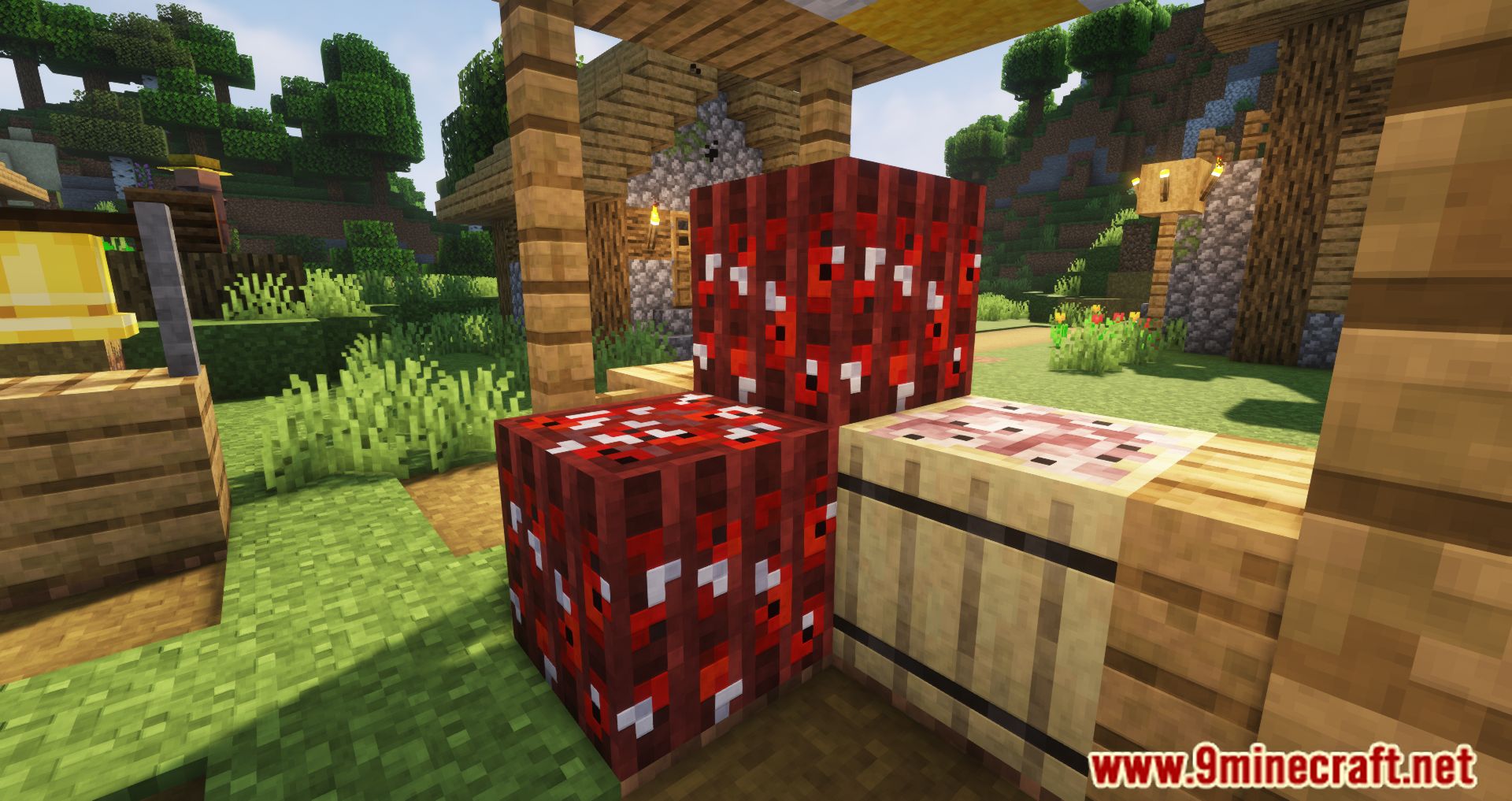 description_3 Fish In Planks Mod - рыбные блоки