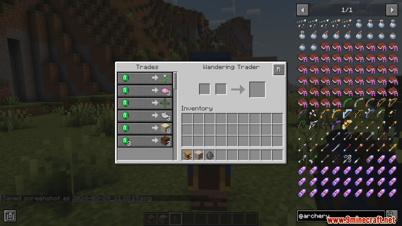 image 6 for Trade Update Mode (1.20.1) - Update button in the Trade menu