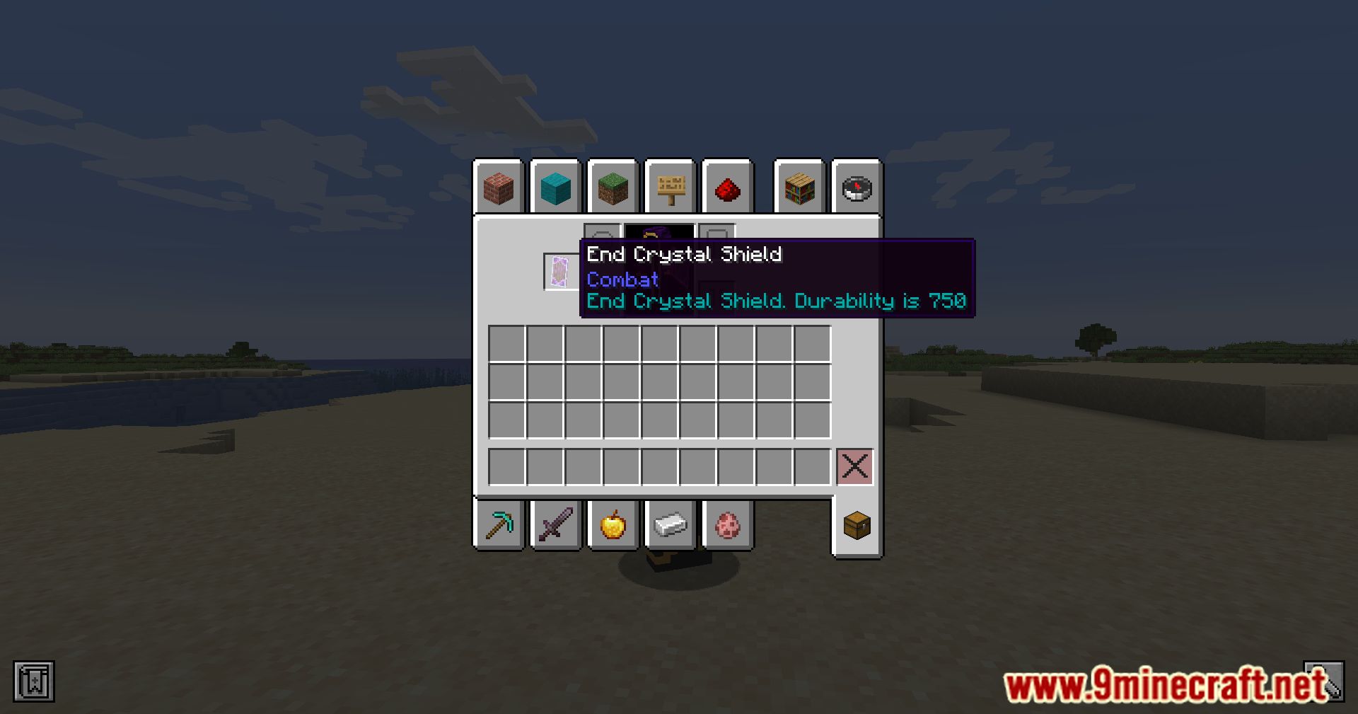 image 6 for Mod More Vanilla Shield Mods (1.20.4) - more shield types