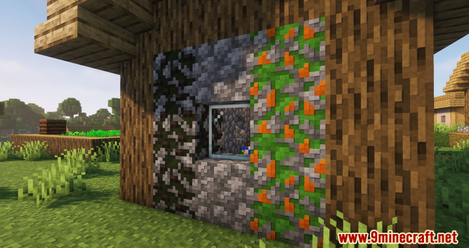 image 4 for Floral Enchantment Mod (1.20.4) - base decorated with flowers
