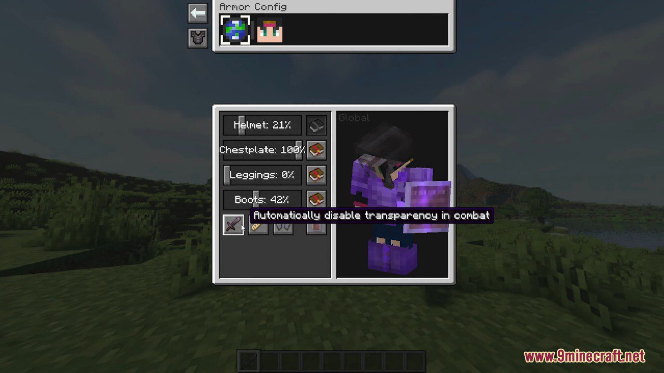 description_6 Show Me Your Skin Mod - customize the rendering of your armor.