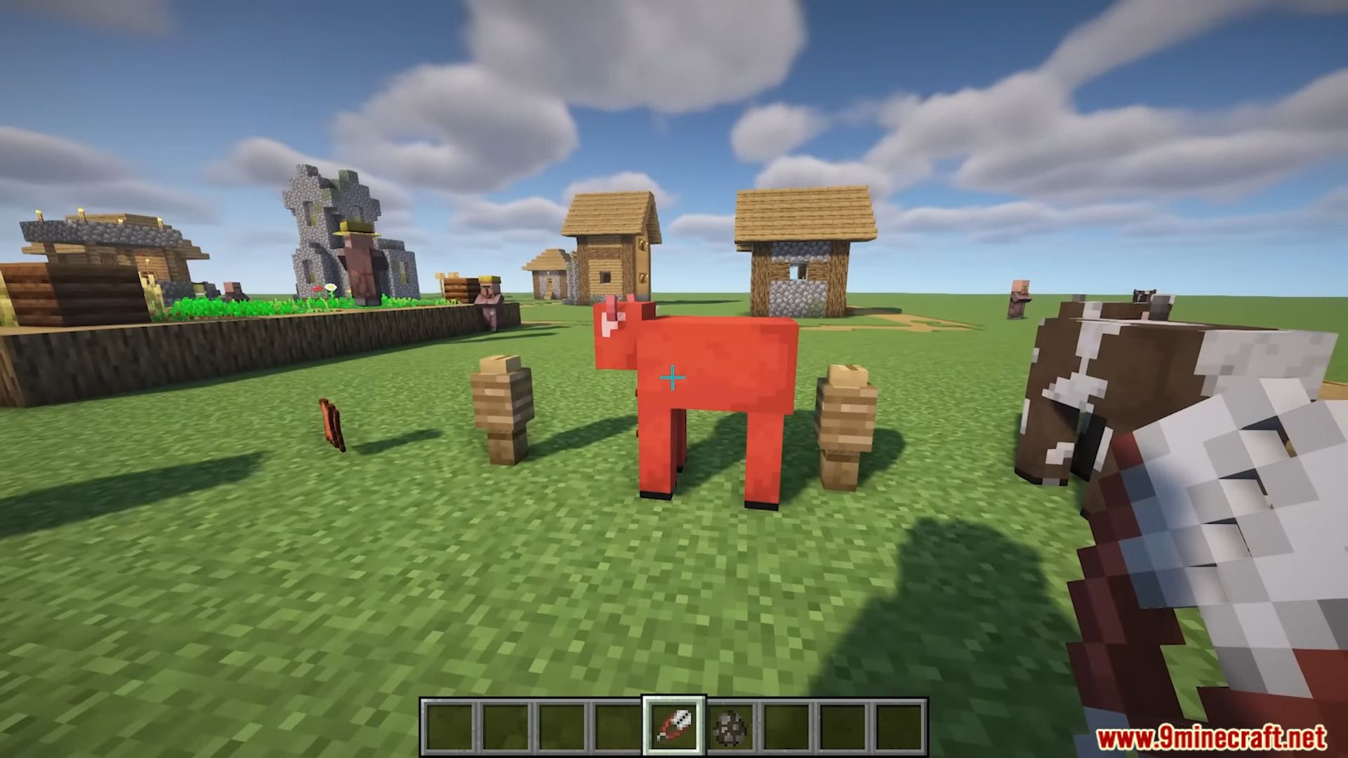 description_1 Shear Cows Mod 1.20.1 - Don't moo, the skin is already here!