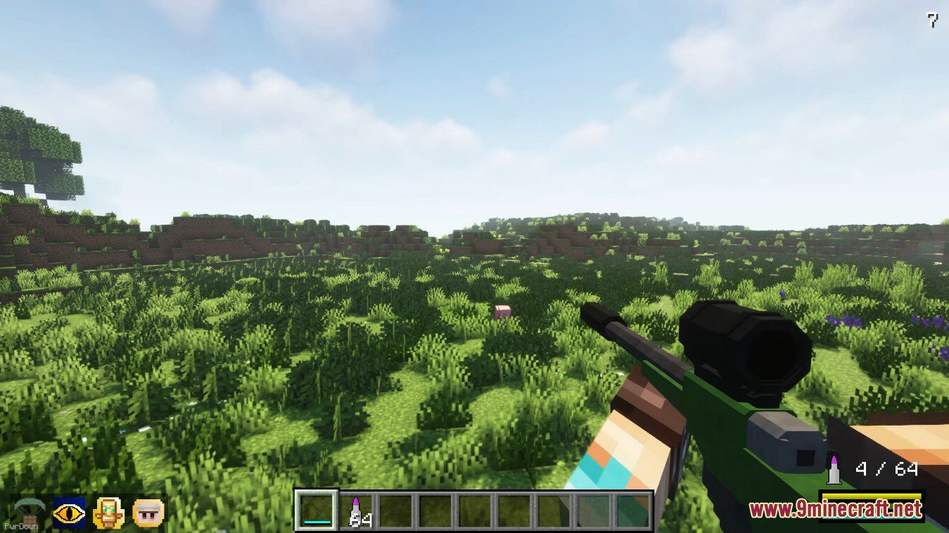 descripción_7 Guns RPG Mod (1.16.5) - Hardcore Minecraft
