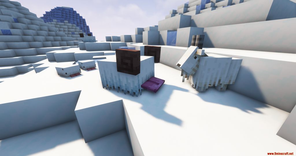 description_6 Snuffles Mod 1.20.4 - new mob in the snow biome