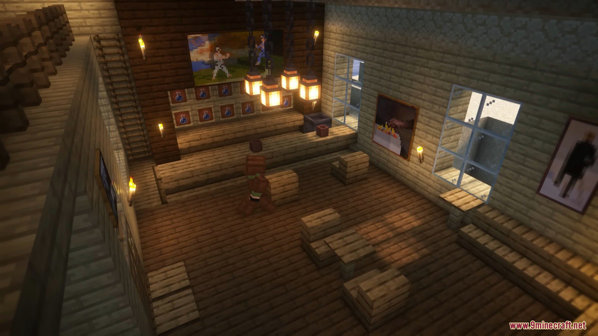 description_13 Prefab Mod (1.20.1) - instantly erectable buildings