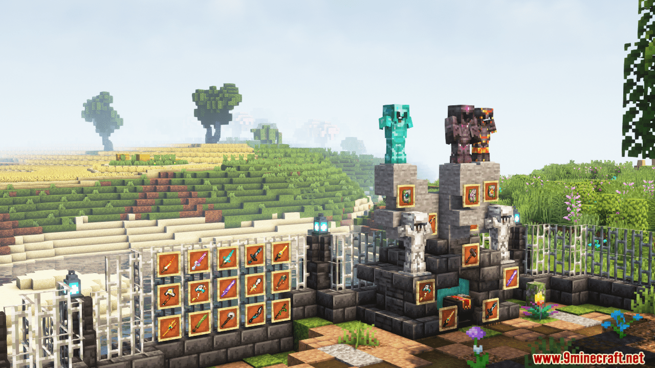 description_7 Lemon Kingdom Artifacts Mod (1.20.1) - Выковывайте и улучшайте свое самое мощное оружие!