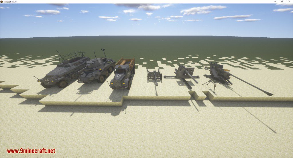 description_4 War 44 Content Pack 1.12.2 (Segunda Guerra Mundial, Guerra Fría)