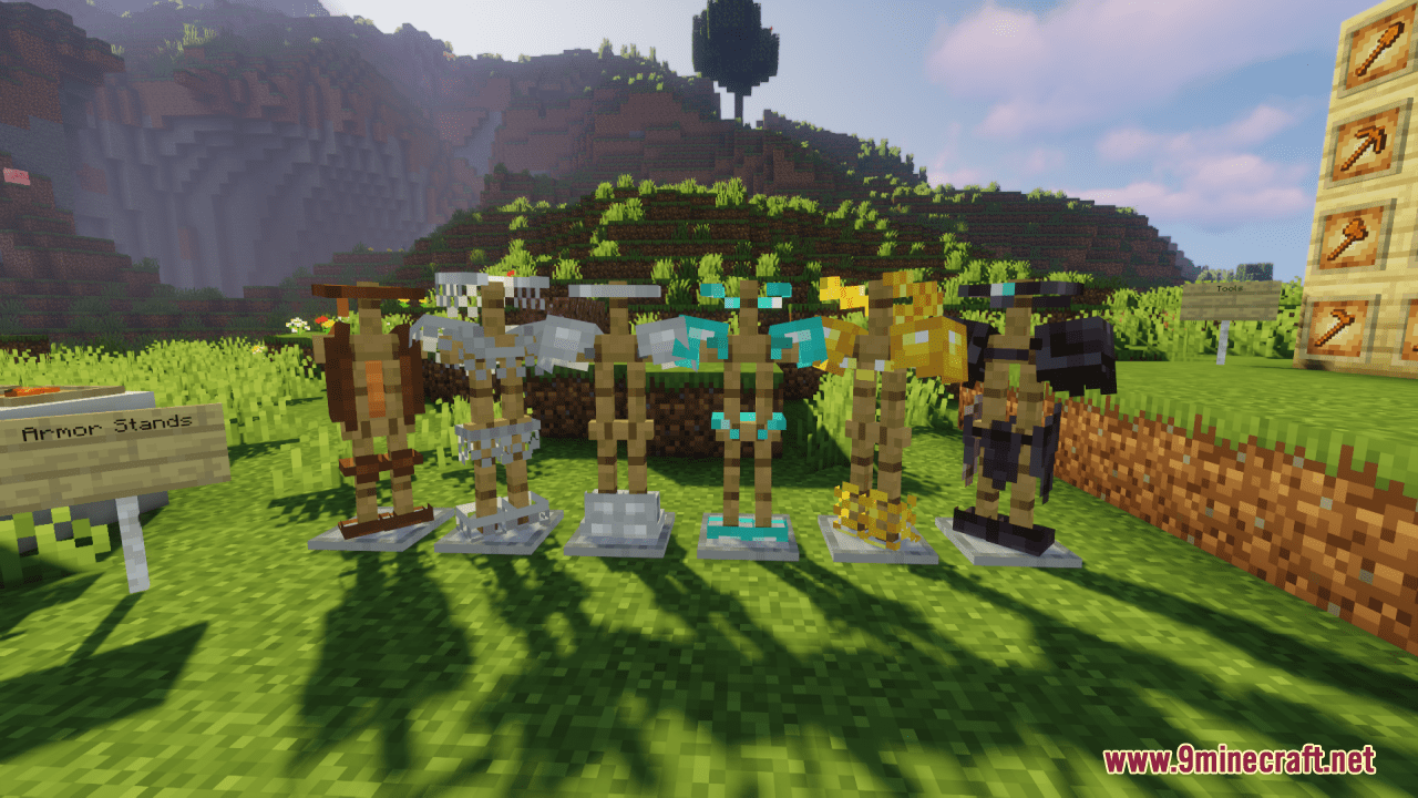 description_0 Unobtrusive Armor Resource Pack (1.19.4, 1.19.2) - текстур-пак