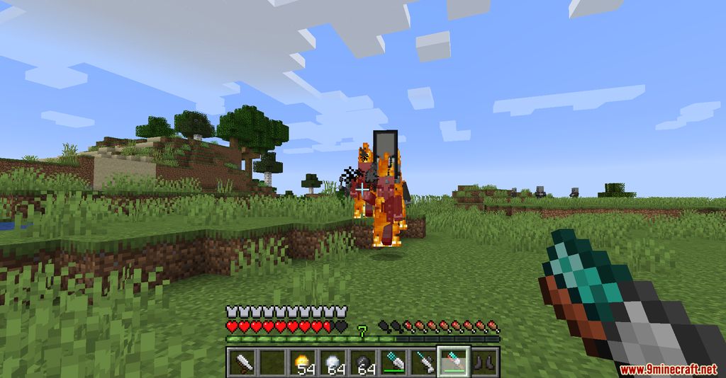 description_4 Mod Guns Without Roses (1.19.2) - A simple shooting game with cannonballs!