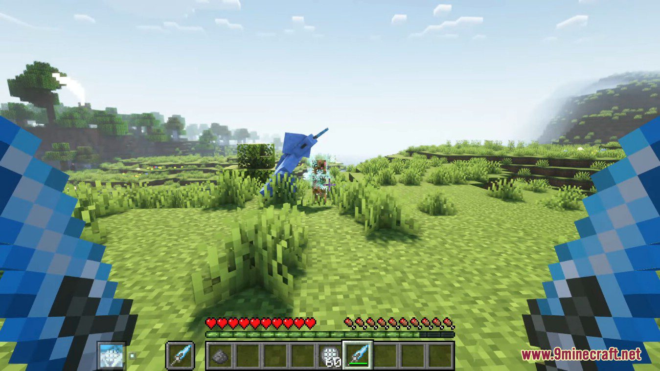 description_3 Spellblades and Such Mod 1.20.1 - Magic claymore, magic orbs