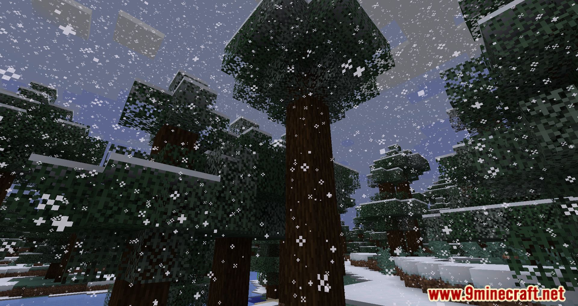 image 8 for Snowy Leaves Plus Mod (1.20.5) - Станьте свидетелем волшебства природы!