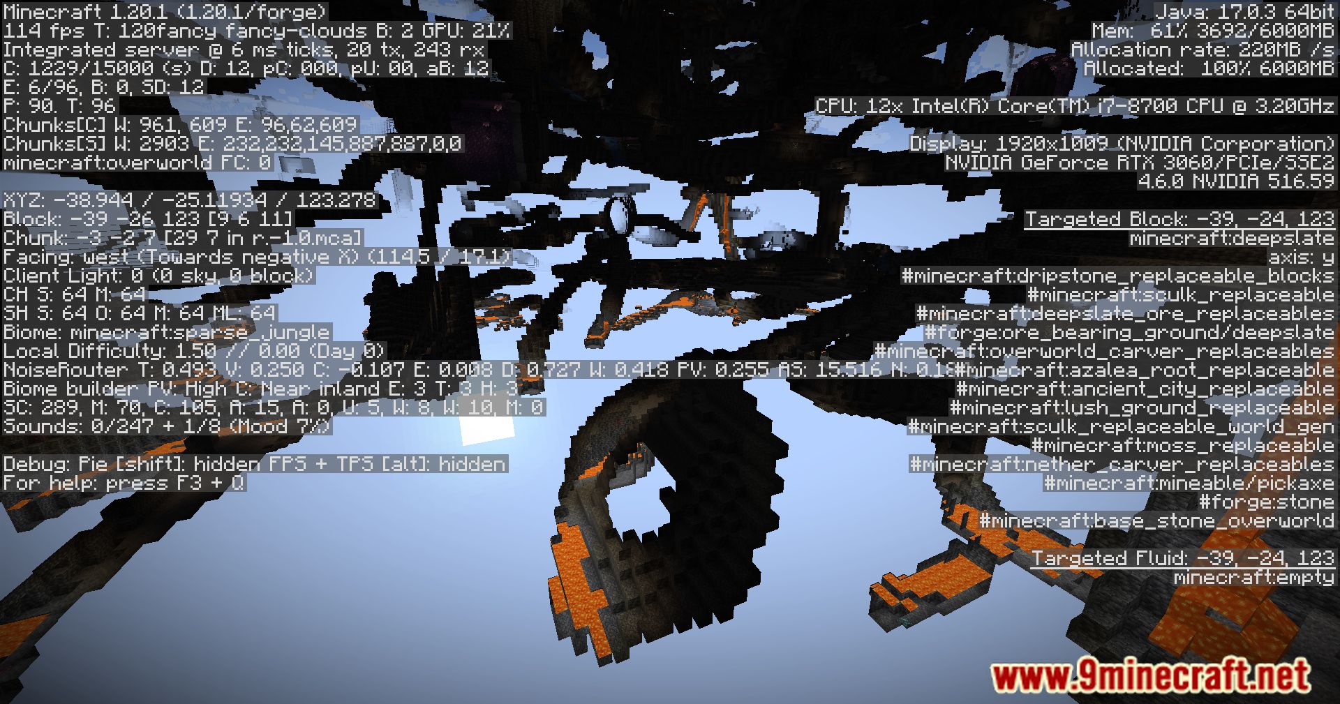 image 3 for Clear Void Mod (1.20.5) - Floating visual improvement