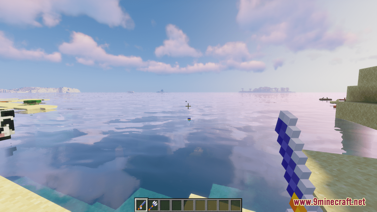 description_7 Seabird Trident & Fishing Rod Resource Pack (1.19.4, 1.19.2) - текстур-пак