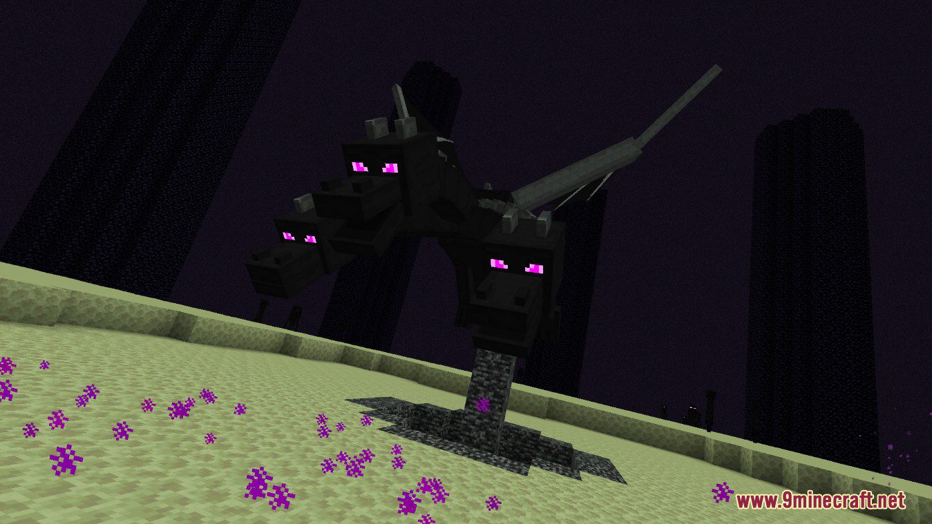 description_1 Ender Trigon Mod (1.20.4) - хардкорная версия Ender Dragon