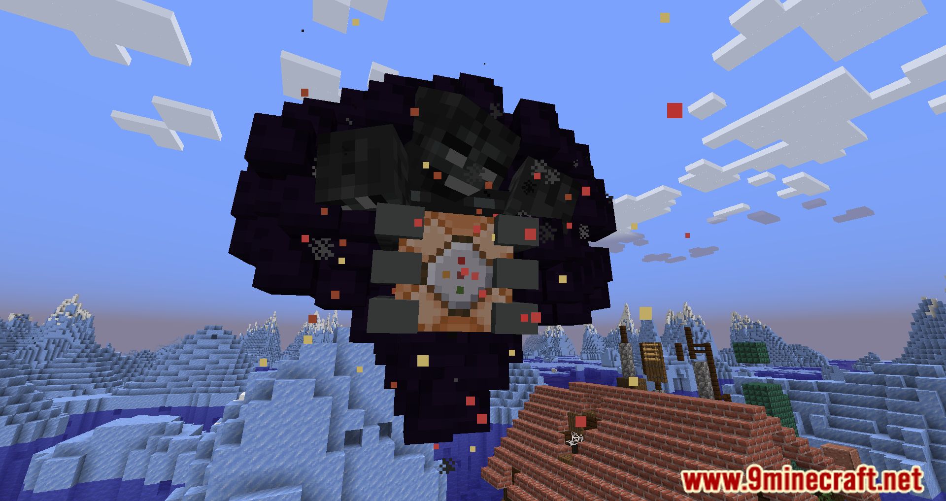 description_6 Cracker's Wither Storm Mod 1.20.1 - Эльдритский босс ужаса