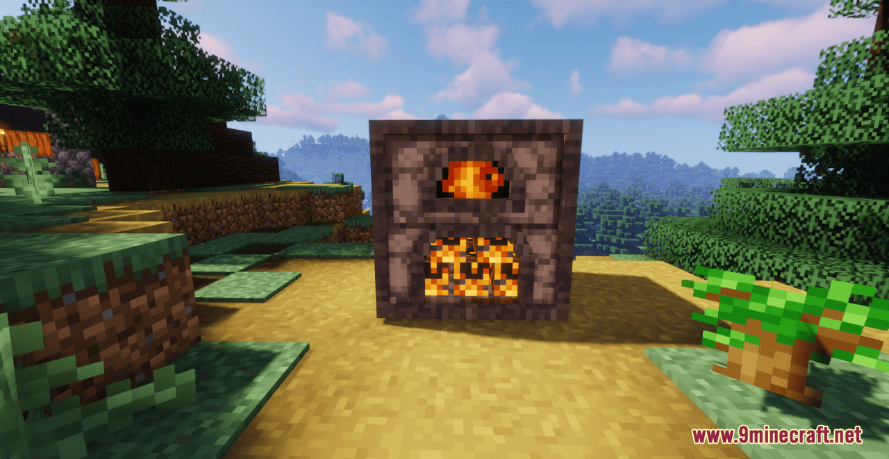 description_9 Giant Furnace Resource Pack (1.19.4, 1.19.2, 1.19) - Пакет текстур