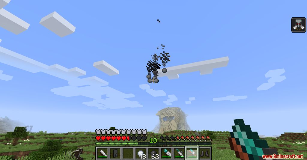 description_12 Mod Guns Without Roses (1.19.2) - A simple shooting game with cannonballs!