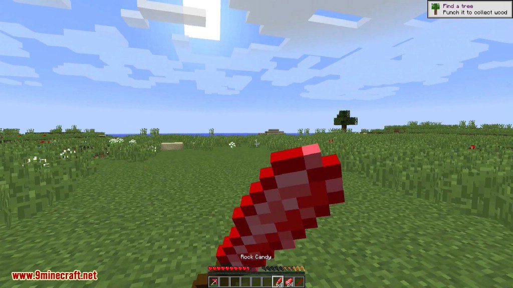 description_4 Rock Candy Mod 1.16.5, - Energy in the form of candies