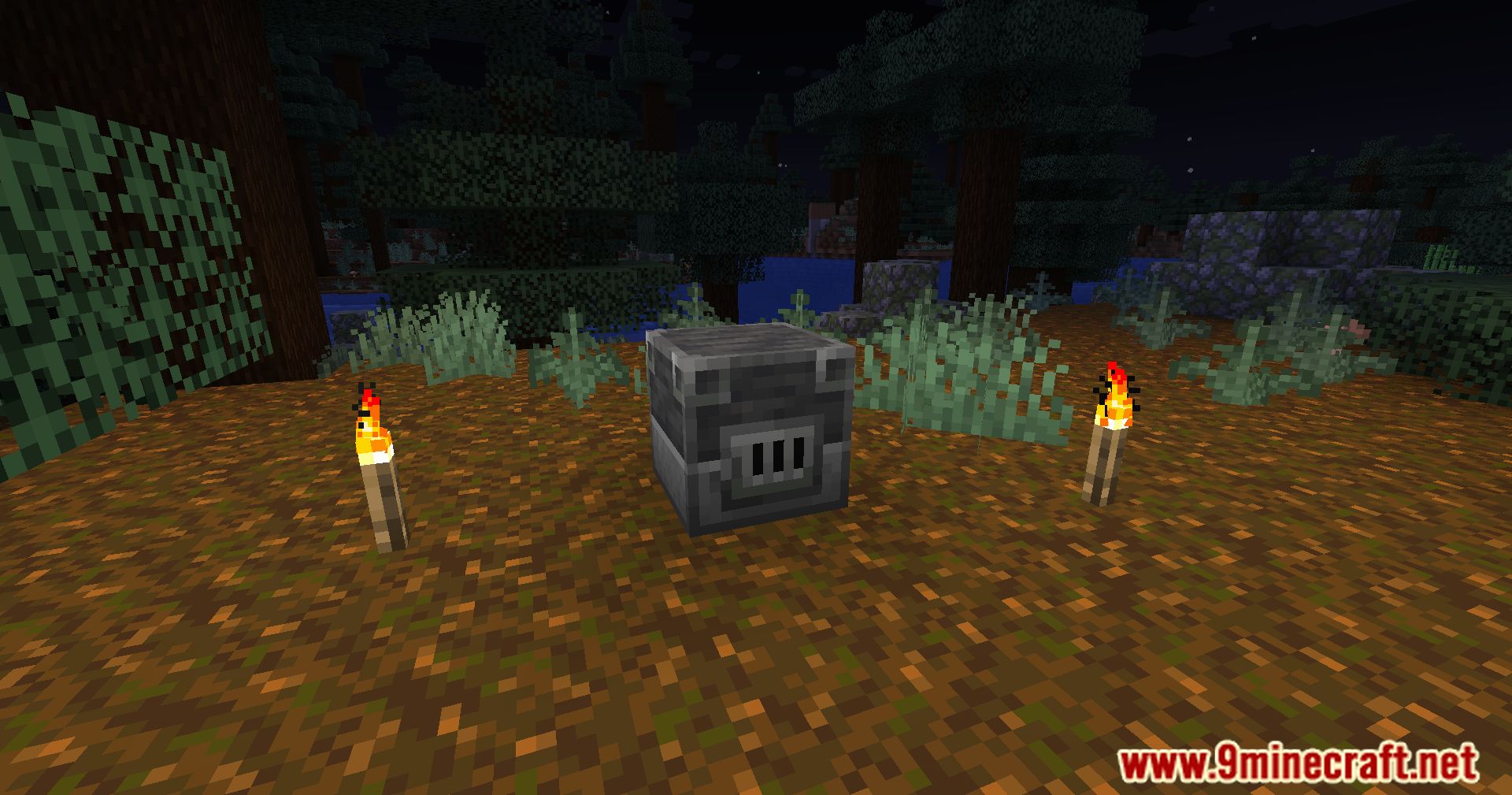 description_8 Fundición de arena en un horno de explosión Mod (1.20) Versión de tela - Acelera la producción de vidrio con una eficiencia realista!