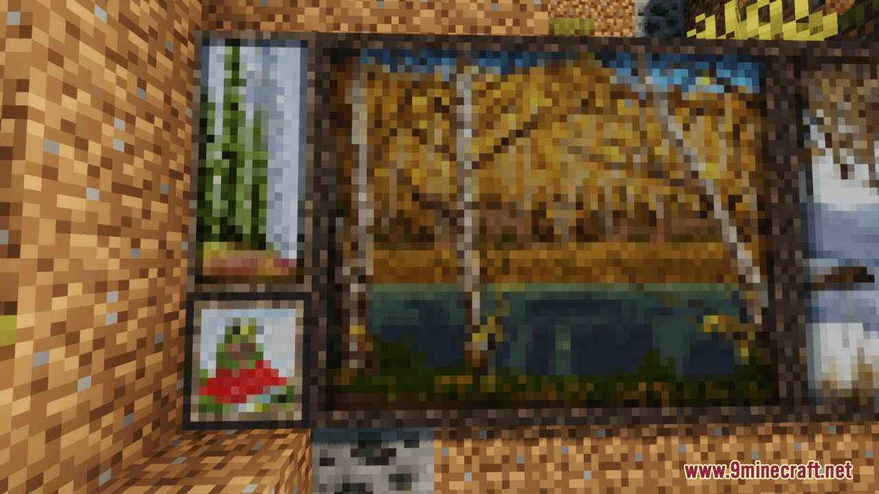 description_5 Cottagecore Paintings Resource Pack (1.19.4, 1.19.2) - Пакет текстур