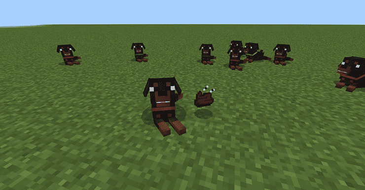image 4 for Дополнение "Собаки+" (1.20) - MCPE/Bedrock Mod