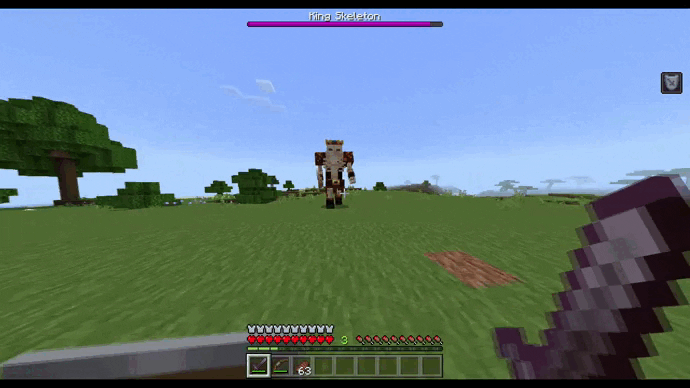 image 1 for Skeleton King Add-on (1.20) - MCPE/Bedrock Epic Bosses Mode