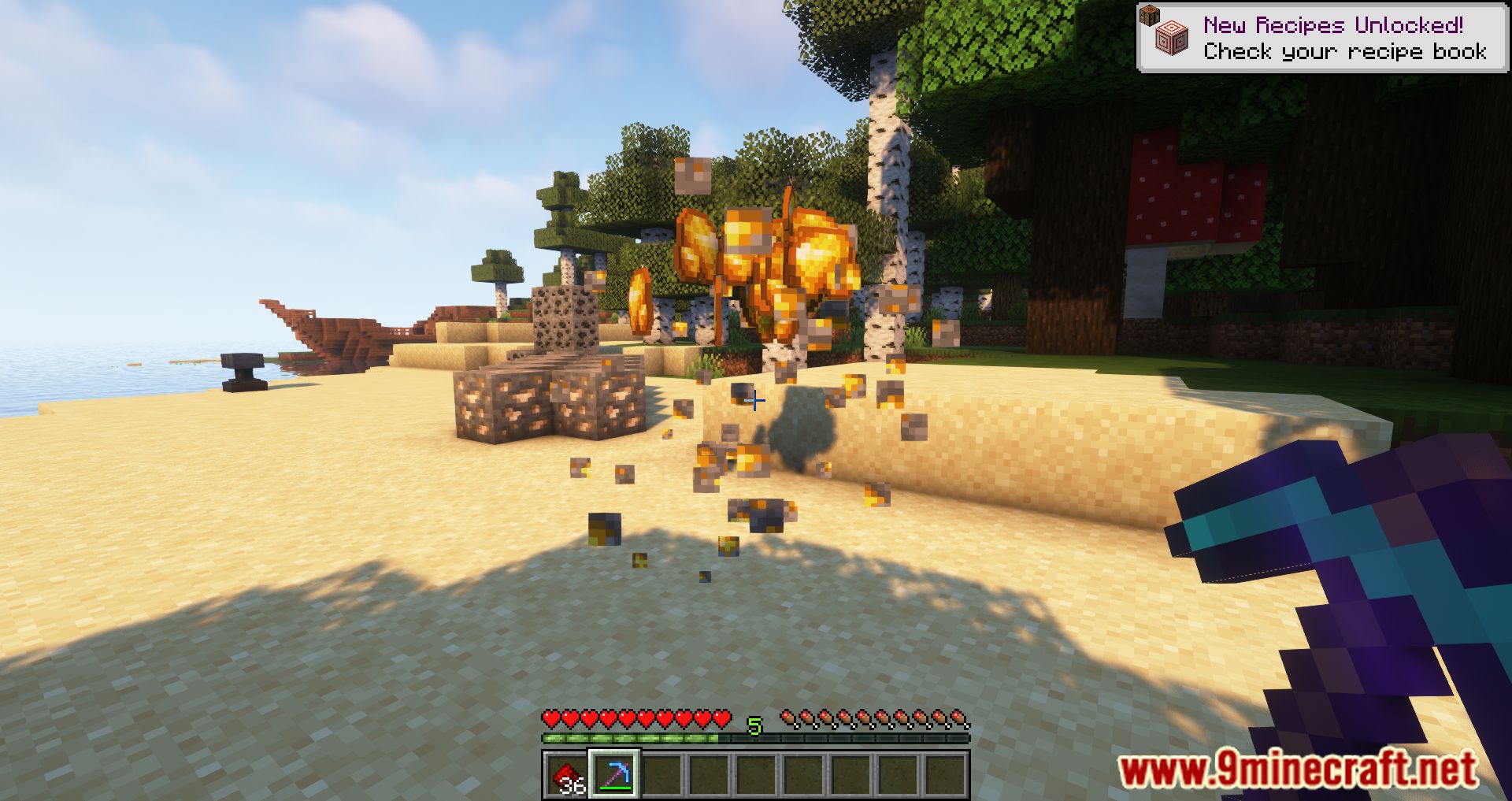 image 7 for  Vein Mining Mod (1.20.4) - привносит в игру новые заклинания