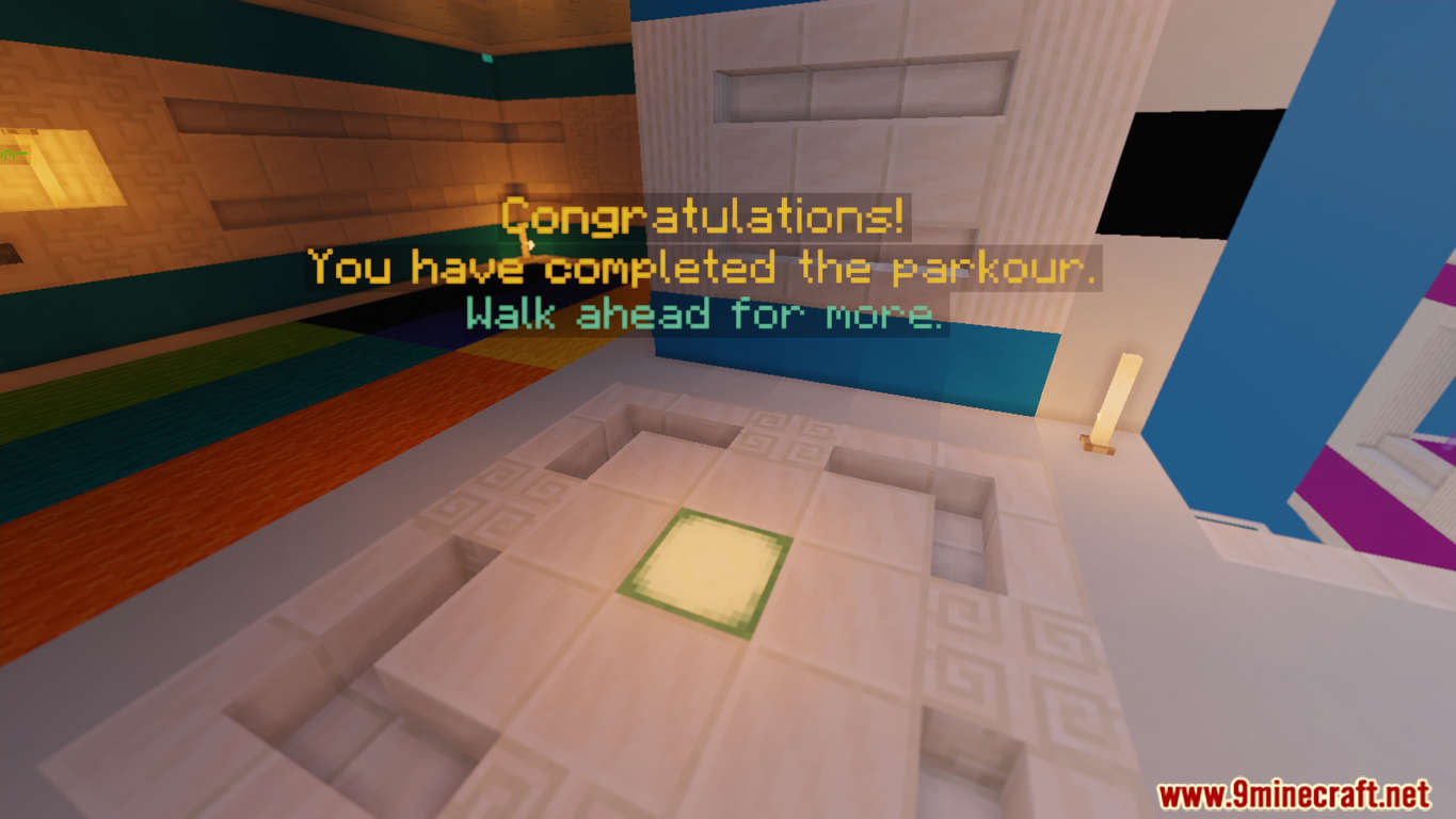 description_9 Sky Parkour map for Minecraft 1.15.2
