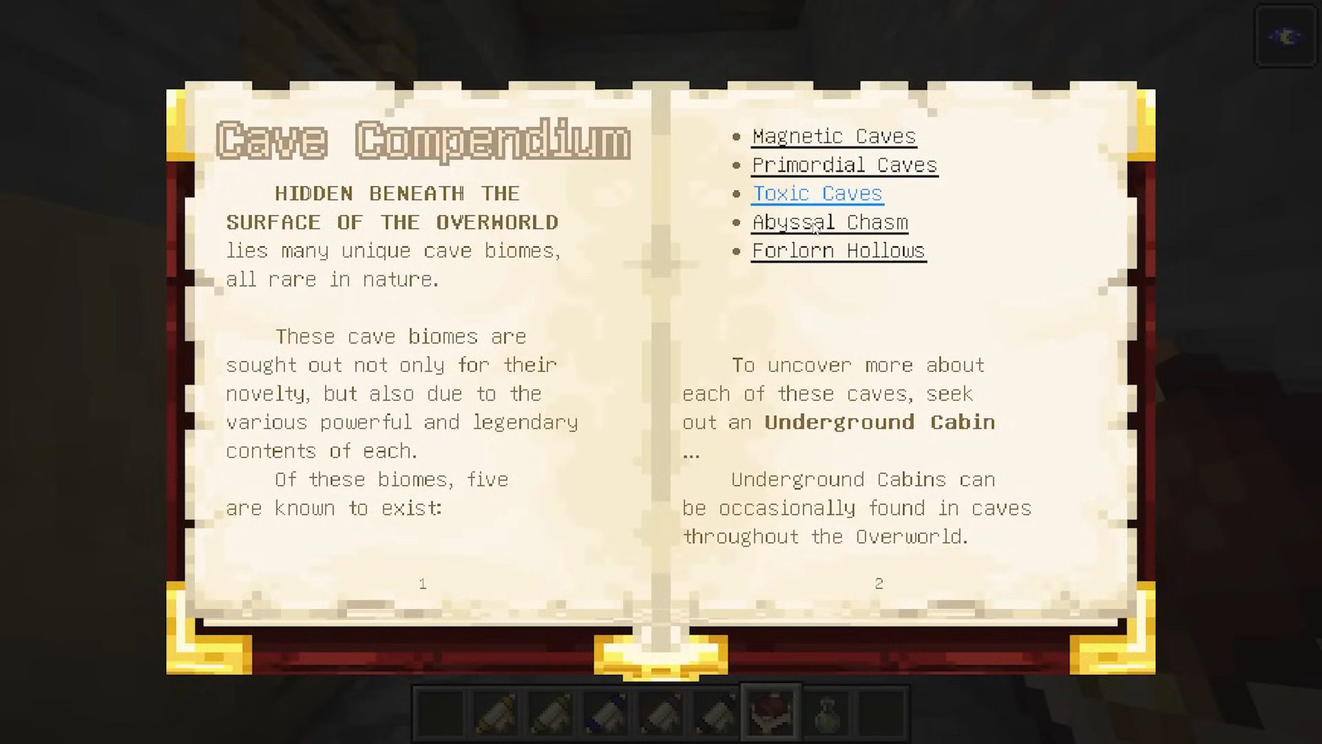 description_6 Alex's Cave Module (1.20.1) - Explora cinco nuevos biomas de cuevas raras!