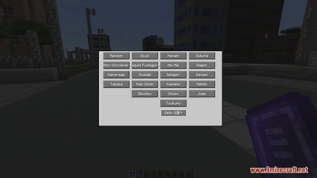 description_5 Jujutsu Craft Mod (1.20.1) - Witchcraft battles, jutsu schemes