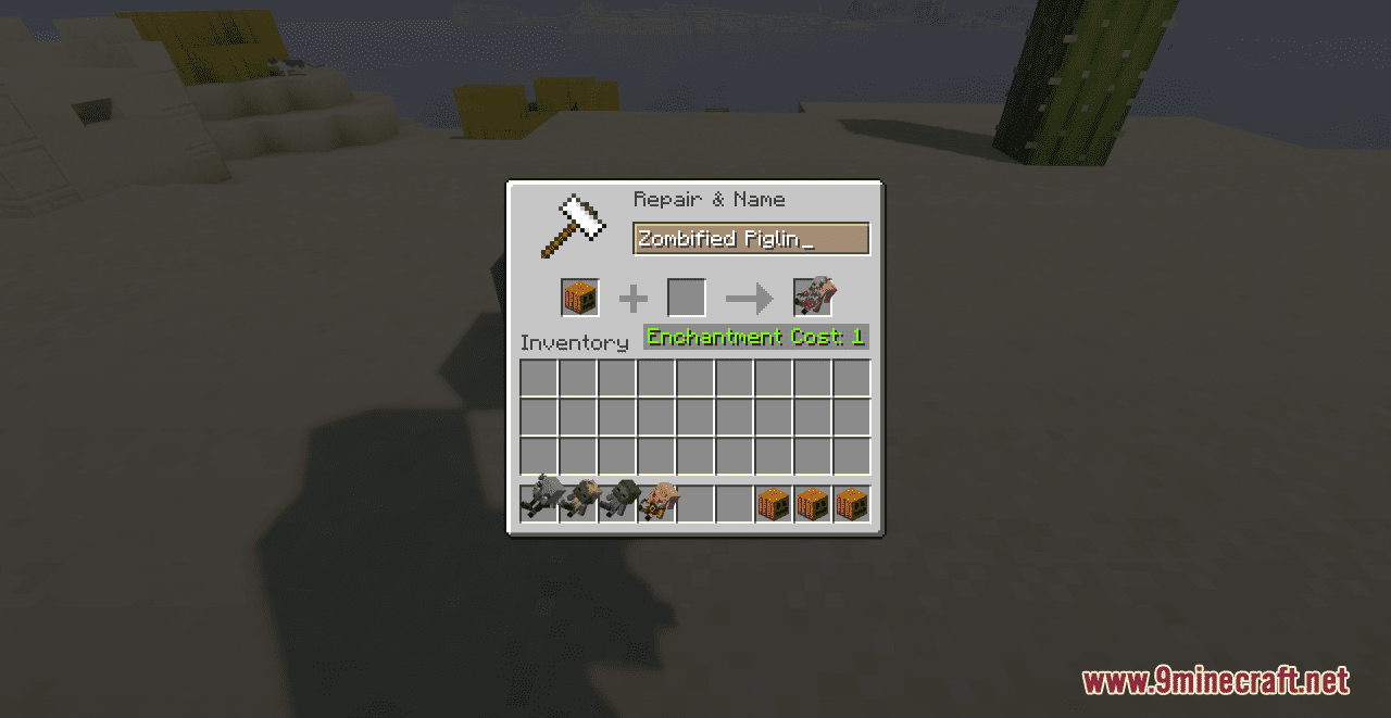 description_4 Mobs Figures Resource Pack (1.19.3, 1.18.2) - texture pack