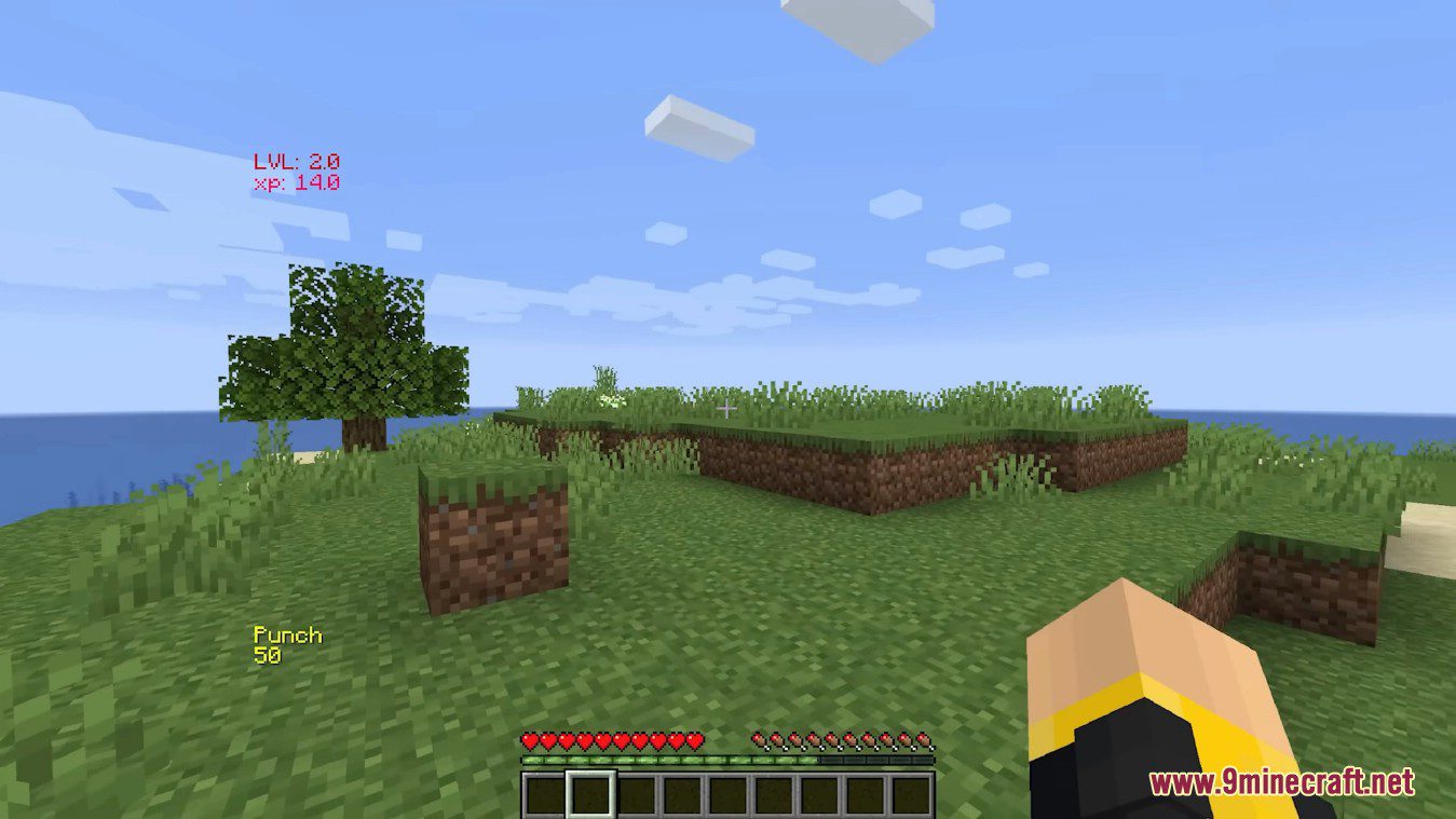 description_0 One Punch Man Mod - become Saitama, who can fire one shot in all directions.