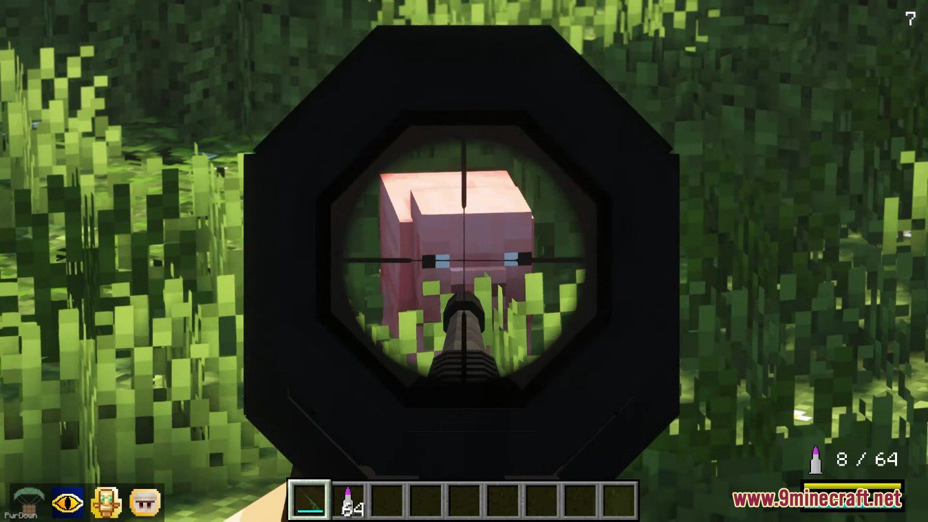 descripción_8 Guns RPG Mod (1.16.5) - Hardcore Minecraft