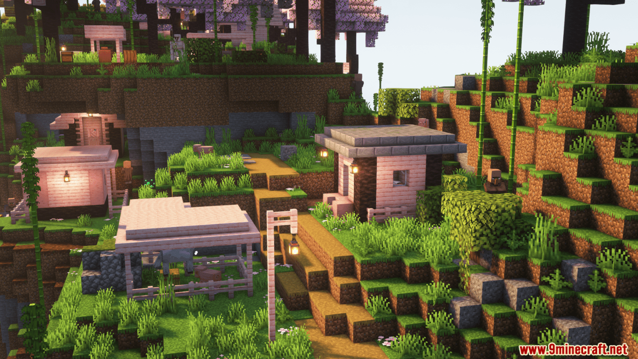 image 7 for Cherry Grove Villages Mod (1.20.4) - villages with vanilla design buildings