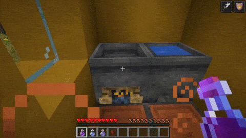 description_0 Potion Blender Mod 1.20.2- Объединяет эффекты зелий в одном предмете.