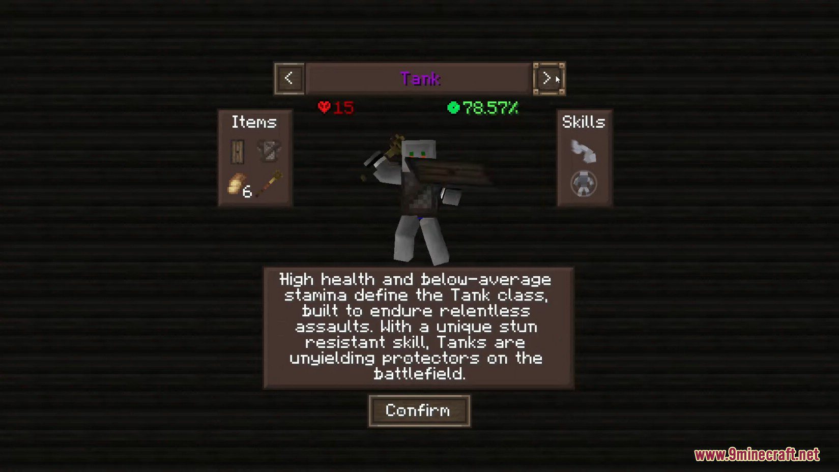 image 3 for DC Classes Mod (1.18.2) - настраиваемая система классов для модпака DawnCraft