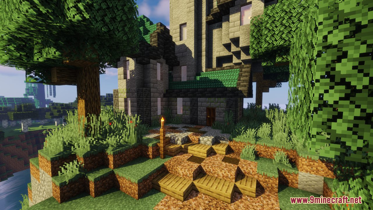 description_2 Mapa Wizard's Tower (1.20.4, 1.19.4) - casa de partida para los magos