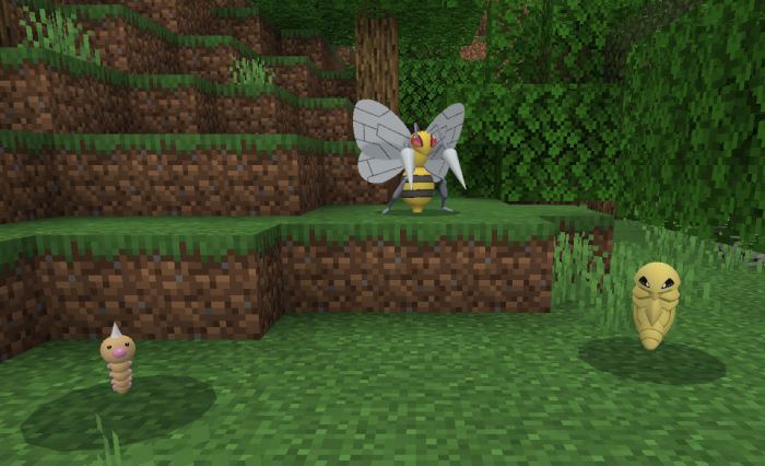 description_6 Pixelmon Bedrock Addon (1.18) - Pokemon mod para Bedrock